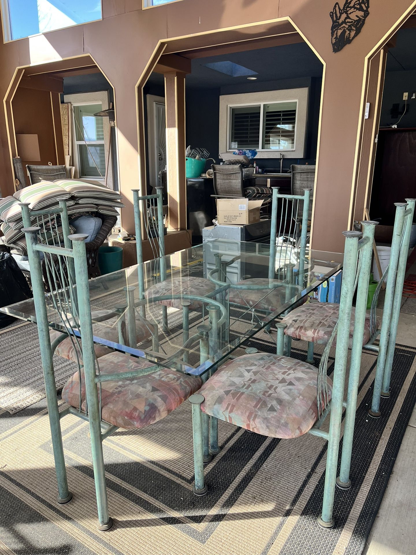 Vintage Glass Table