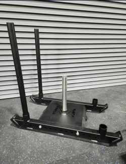 NEW Workout Sled Push Sleds Home Gym For Olympic Weights 