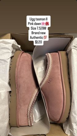 Ugg Tasman Pink Dawn Size 9W/7.5M