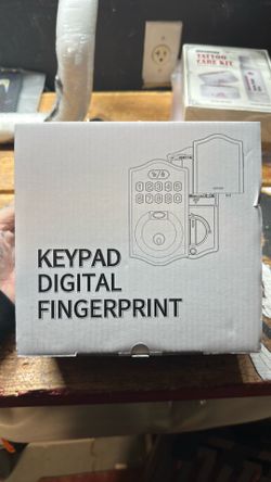 Fingerprint Deadbolt Lock for Front Door