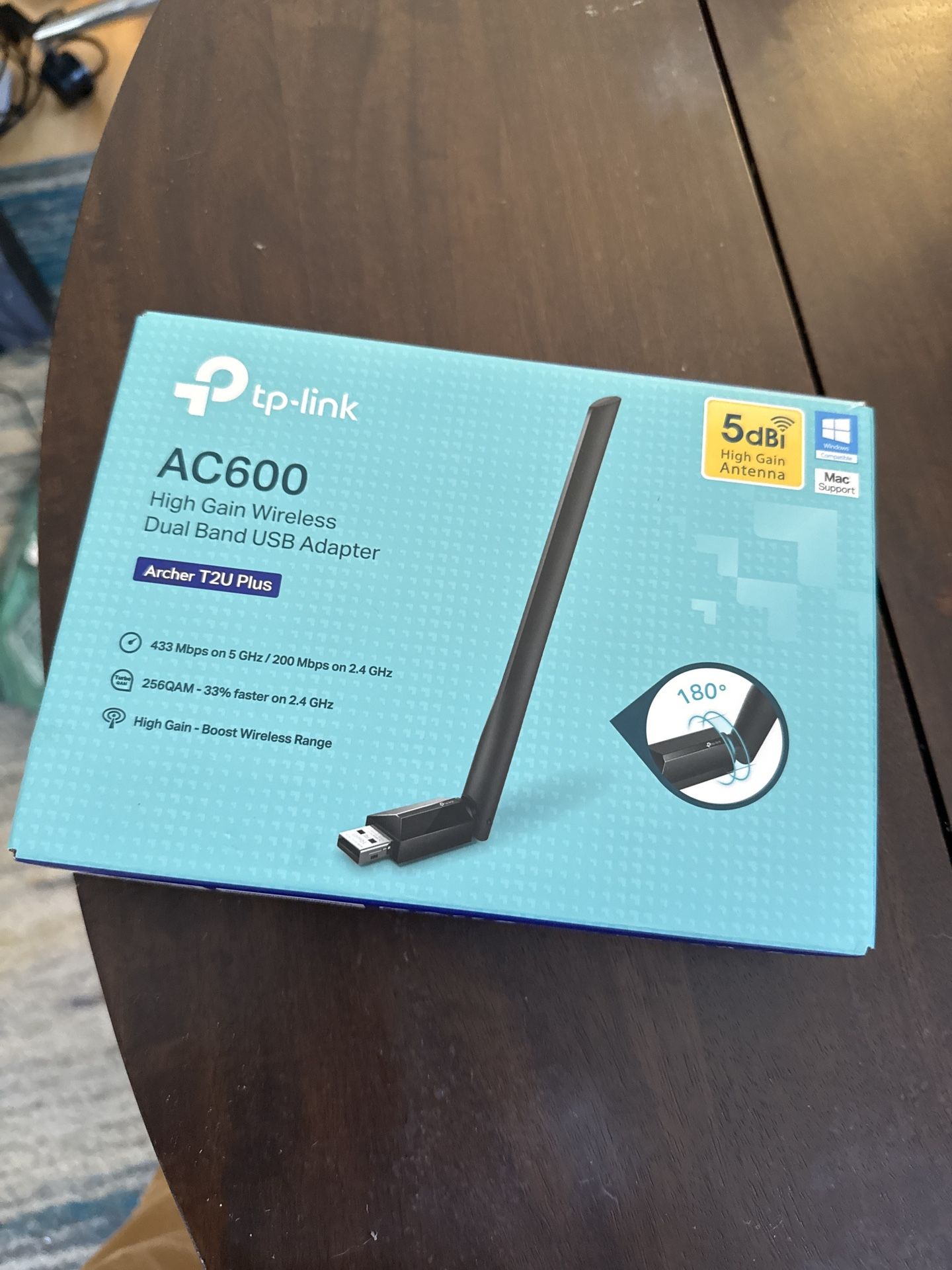 TP-Link AC600 Archer T2U Plus WiFi Adapter