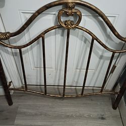 Vintage Brass Headboard For Twin Size Bed Or Can Be Used As A Fireplace Grill Stair Blocker It's Just Beautiful I 