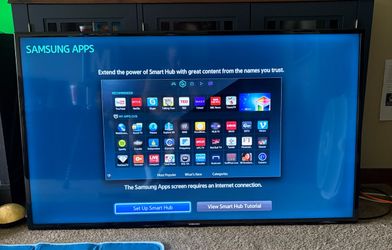 Samsung 55” LED Smart Tv with Wall Mount