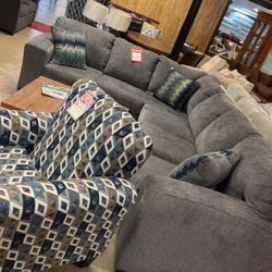 Brand new sectional, grab and go 1299