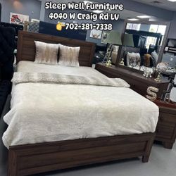👉 4pc Queen Bedroom 👉Furniture Sectional, Bunk Beds, Dining Table Sets 