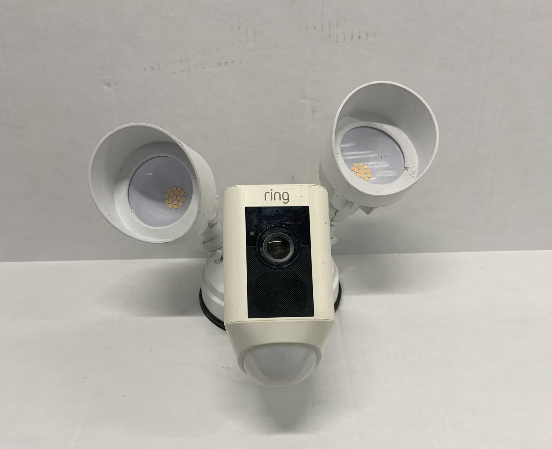 Ring Floodlight Cam Wired Plus - Smart Security Video Camera with 2 LED Lights