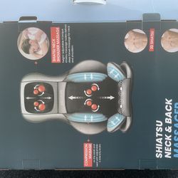 Comfier Shiatsu Neck & Back Massager With Hear And Compression 