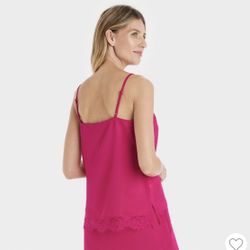 Women’s Woven Cami- A New Day Magenta Xs