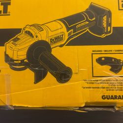 Brand New Dewalt . 20V MAX Cordless Brushless 4-1/2 in. Angle Grinder with Paddle Switch (Tool Only)
