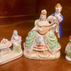 VTG  Lot Of 3 Made In Japan I’m & Occupied Japan Porcelain Figurine Statue Sculpture.