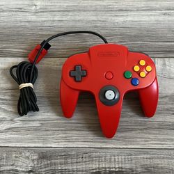 Official Authentic Nintendo 64 Controller Tight Stick - N64 Red