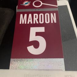 Maroon Parking Dolphins Vs Vikings!!