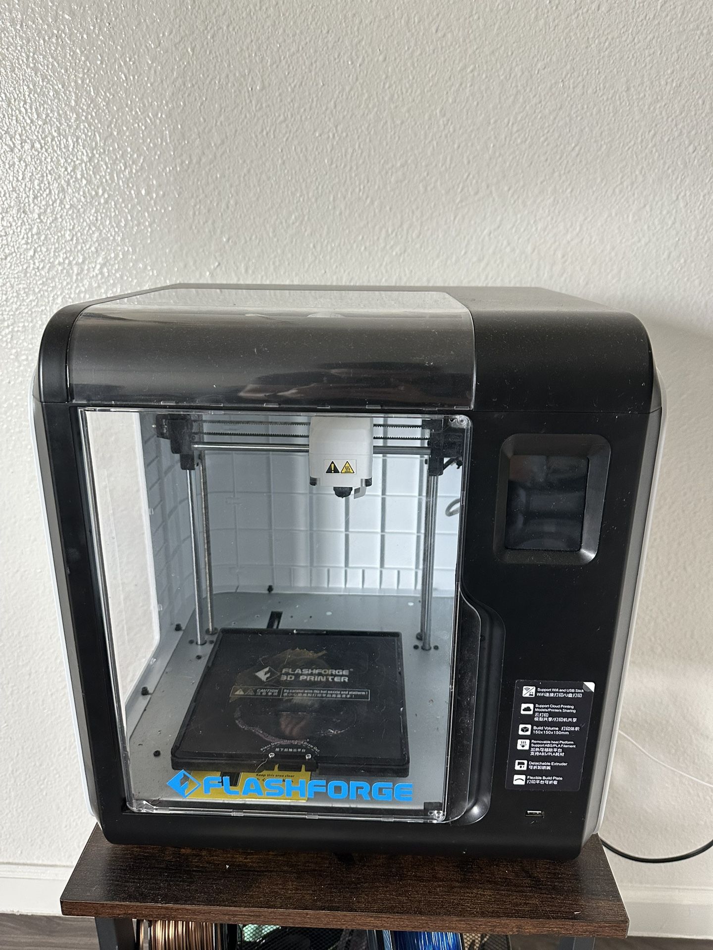 FlashForge Adventurer 3 3D Printer + Filament & Tools – Must Pick Up by End of September 