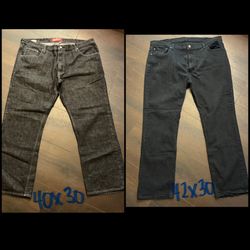 Men’s Arizona Jeans 40x30 & Levi’s 42x30