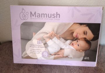 Brand New Breast Milk Organizer and 30 Storage Bags