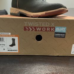 Steel Toe Work Boots - Twisted X - 11.5 D