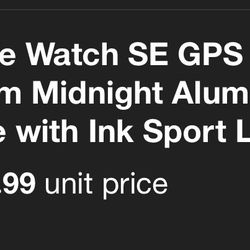 Apple Watch SE 2nd Gen 40 MM GPS 