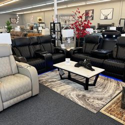 Pwr Reclining Sofa With Massage