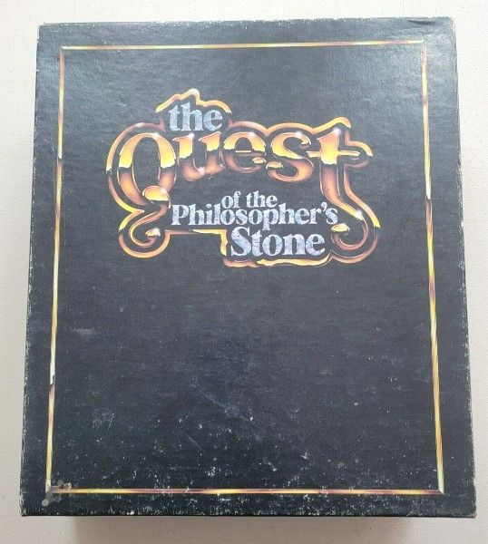 1986 The Quest of the Philosopher's Stone Board Game First Edition Incomplete