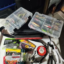 Various Fishing Gear W/ Bag