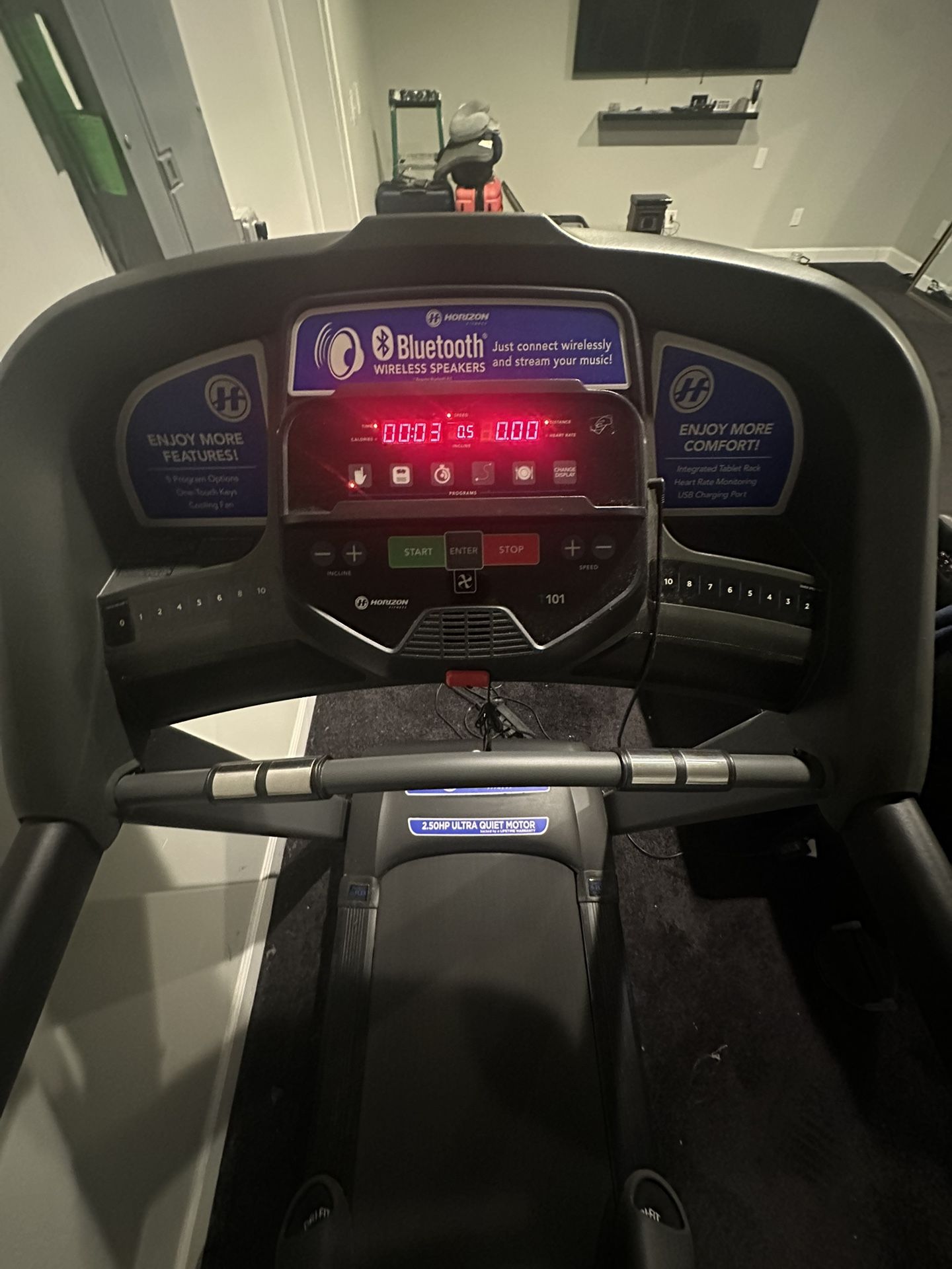 Horizon Treadmill 2.50 Ultra Quiet Motor