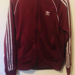 Adidas Burgundy Track Jacket (Negotiable)