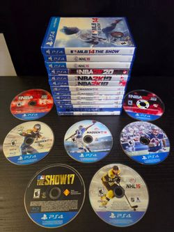 Playstation 4 games (20 Sports Games Lot)
