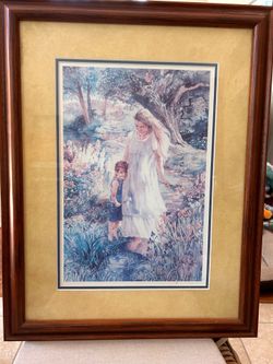 Mother and Son in Meadow