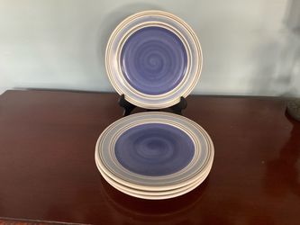 Set of 4 Phaltzgraff Rio Salad Plates 8 5/8”