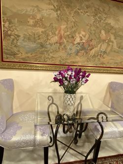 Very Beautiful two chairs and table