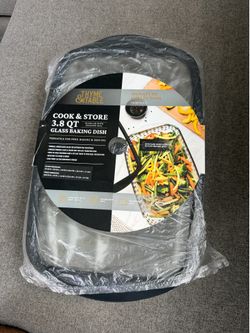 Thyme & Table Cook & Store 3.8qt Glass Baking Dish