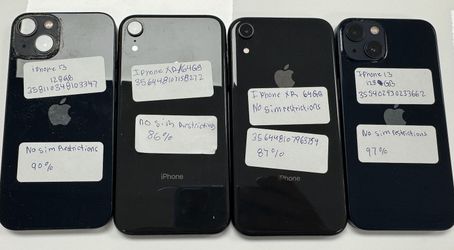 iPhone XR 64 gb , iPhone 13 128gb 
