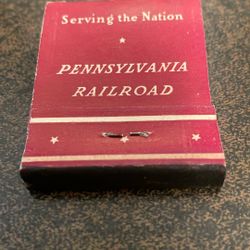 Vintage PA Railroad Matchbook 1940s