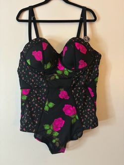 Plus size one piece swimsuit