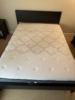 Queen bed and mattress