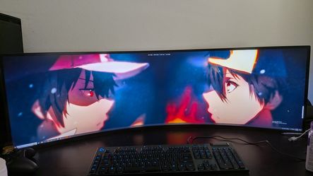 “Samsung Odyssey G9 49″ Curved Gaming Monitor (LC49G95T) + Wall Mount – Excellent Condition”