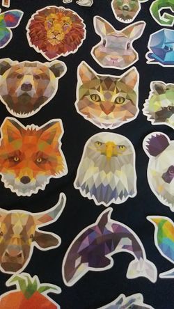 SET 24 ANIMAL STICKERS
