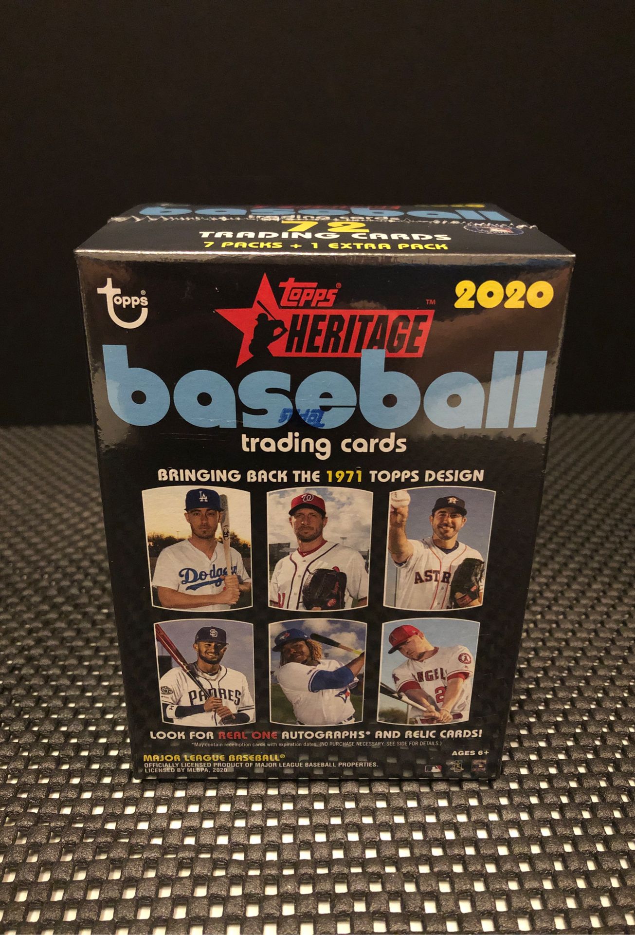🔥 2020 TOPPS HERITAGE BASEBALL BLASTER BOX 72 CARDS 8PKS 🔥