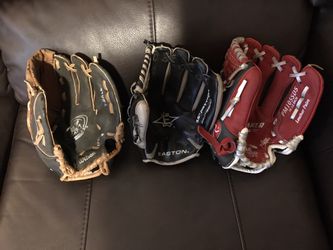 Kids youth smaller baseball gloves - tball, 9.5 & 10.5 in Toms River