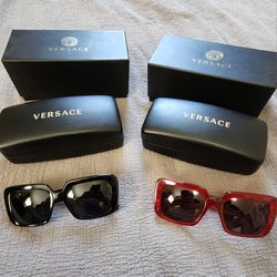 Versace Sunglasses 2 Pairs Great Condition