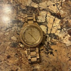 Gold Diamond Michael Kors Watch