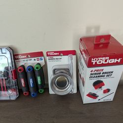 Lot of (4) Brand New HyperTough Tool Sets