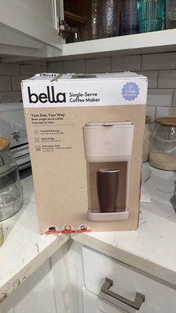 Bella single serve coffee maker