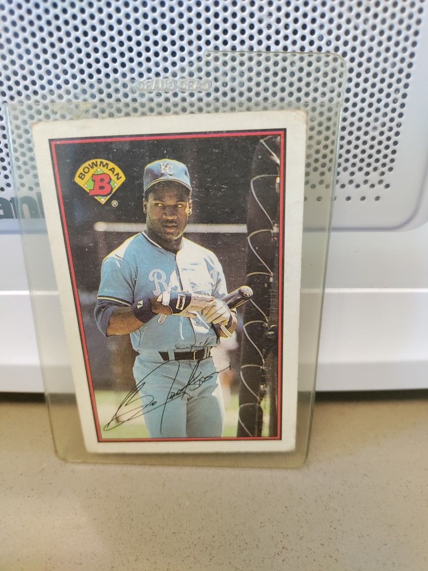 1986 Authentic Bo Jackson Baseball Card