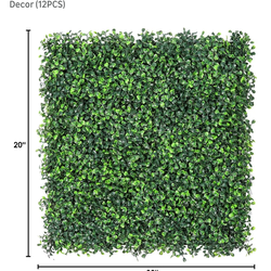 Faux Green Wall Plant Panels