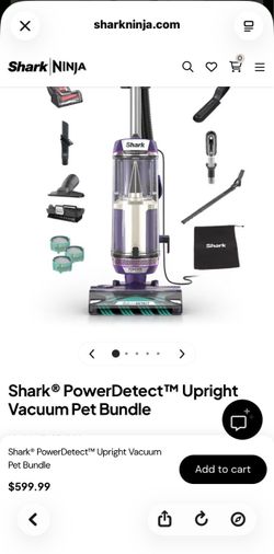 Shark PowerDetect Upright Vacuum Pet Bundle
