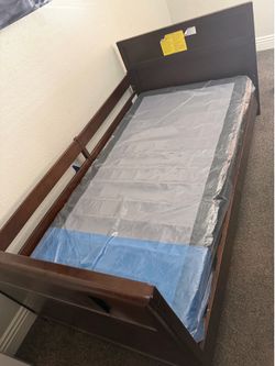 Twin size bed frame  (MATRESS NOT INCLUDED