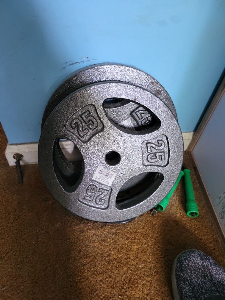25 Lb Weights, $20 Per Or 30 For Both