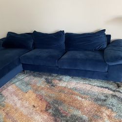 Sectional Couch - blue