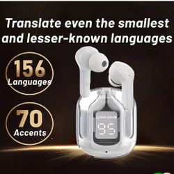 New 156 Languages Real Time Translation Headphones, Suitable For Travel, Business, And WorkAuriculares con traducción en tiempo real a 156 idiomas